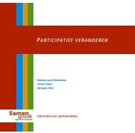 participatief veranderen - vierkant - Samenspraak Advies