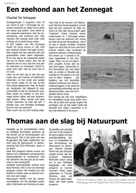 Rupel.blad - Natuur in Aartselaar