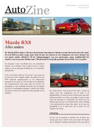 Autozine - Mazda RX8 - Autozine.eu