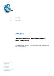 Advies jongeren en politie - Kinderrechtencommissariaat