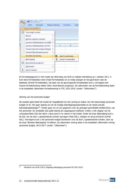 Handleiding Scenariomodel Basisonderwijs - sbo Sectorbestuur ...