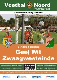 Geel Wit Zwaagwesteinde - VV Geel Wit