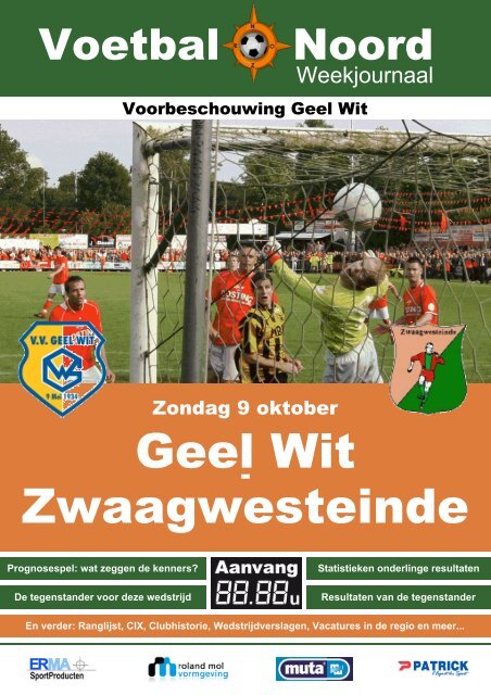 Geel Wit Zwaagwesteinde - VV Geel Wit