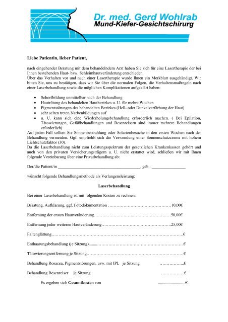 Lasereinwilligung.pdf - Dr. med. Gerd Wohlrab
