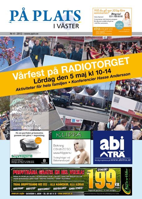 Ladda hem pdf-tidning här. - På Plats i Väster