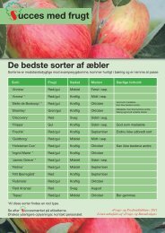 Succes med frugt plancher - Danske Planteskoler