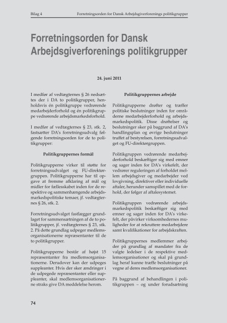 VEDTÆGTER - Dansk Arbejdsgiverforening