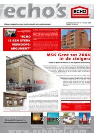 MSK Gent tot 2006 in de steigers - Echo