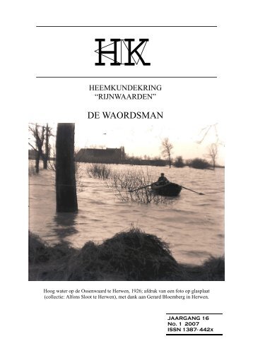 Waordsman nr: 1 2007 - Heemkundekring Rijnwaarden