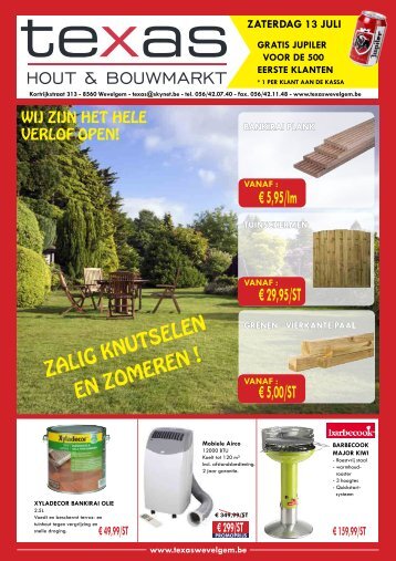 ZALIG KNUTSELEN EN ZOMEREN ! € 5,95/lm € 29,95/ST € 5,00/ST