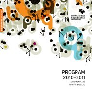 Program 2010-2011 - Den kulturelle skolesekken i Oslo