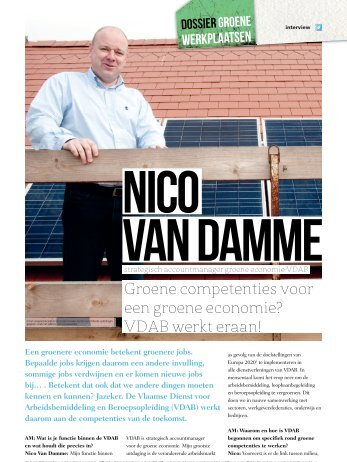 Interview met Nico Vandamme, Strategisch ... - Arbeid & Milieu