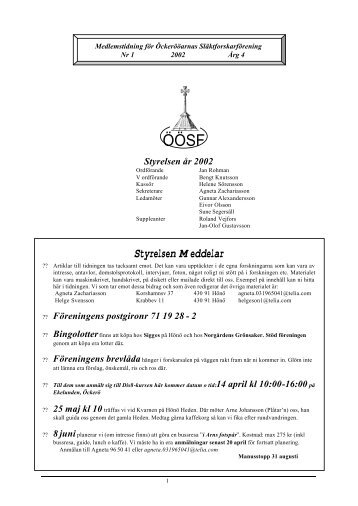 2002nr01.pdf - Öckerööarnas Släktforskarförening