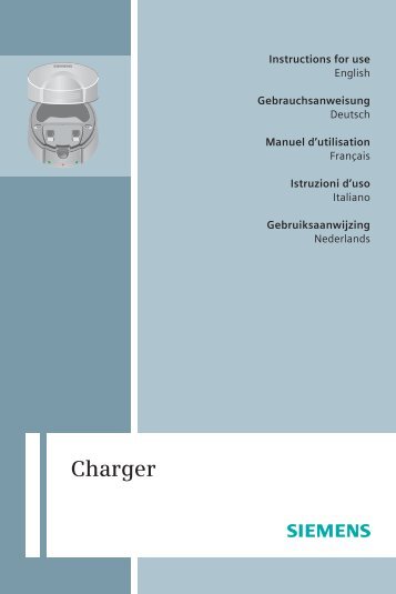 Charger - Siemens Hearing Instruments