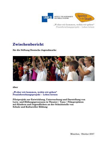 Zwischenbericht - Stiftung Deutsche Jugendmarke eV