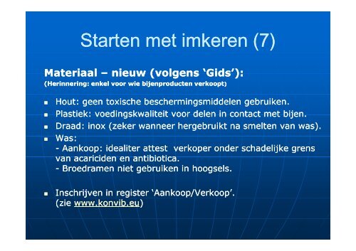 wetgeving ppt.pdf - De Vlijtige Bie