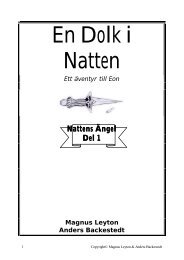 Nattens Ängel Nattens Ängel Del 1 - Rollspel.nu