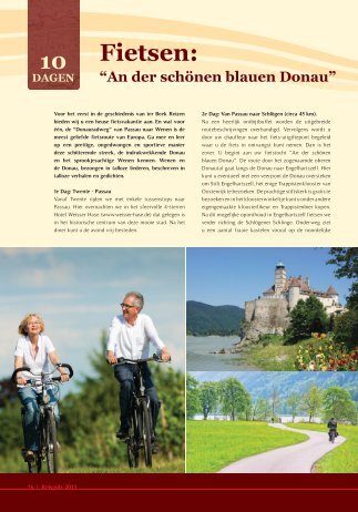 10 dgn Fietsen: "An der schönen blauen Donau" - Ter Beek Reizen