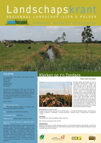 Klerken op z'n Zondags - Regionaal Landschap IJzer & Polder vzw