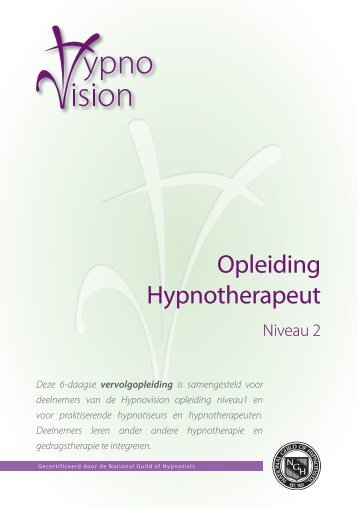 Opleiding Hypnotherapeut - Hypnovision