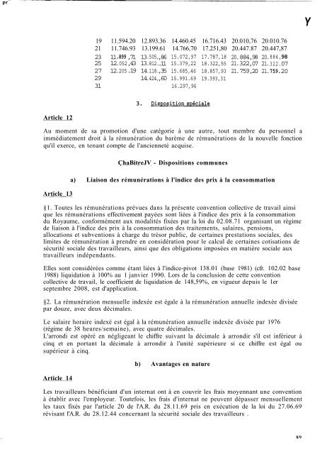 COMMISSION PARITAIRE DES ETABLISSEMENTS ET DES ...