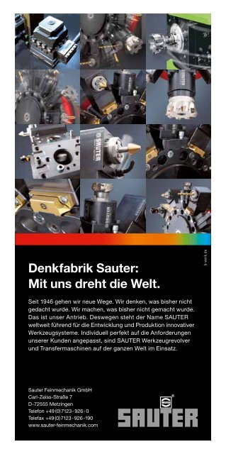 Denkfabrik Sauter: Mit uns dreht die Welt. - Veranstaltungsring ...