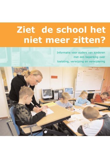 Ziet de school het niet meer zitten? - Ouders en Rugzak