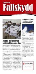 Jobba säkert med snöskottning på tak - Hewall Safety Sweden AB