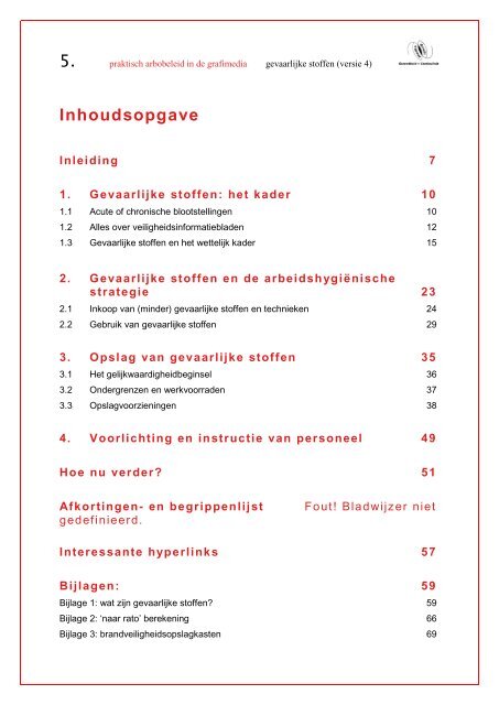 ARBOcatalogusthema: Gevaarlijke stoffen - Arbografimedia.nl
