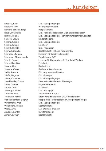 Jahresprogramm 09 2 - Ev. Familien-Bildungsstätte Hildesheim