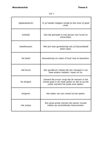 Woordenschat woordenlijst - Juf Smeer