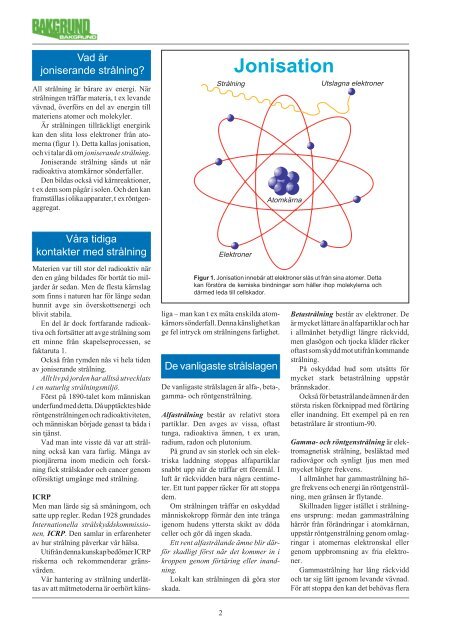 Hur farlig är joniserande strålning? - Analysgruppen