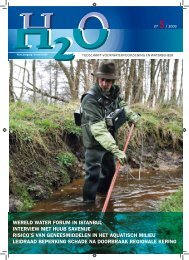 Inhoud H2O nummer 5, maart 2009 - H2O - Tijdschrift voor ...