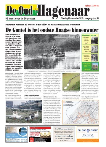 De Gantel is het oudste Haagse binnenwater - De Oud-Hagenaar