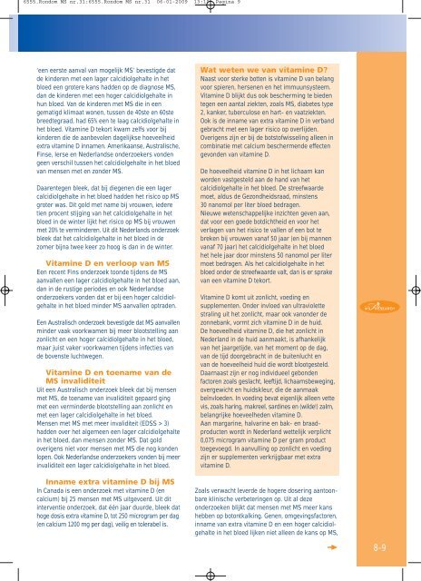 Rondom MS 31.pdf - Stichting MS Research