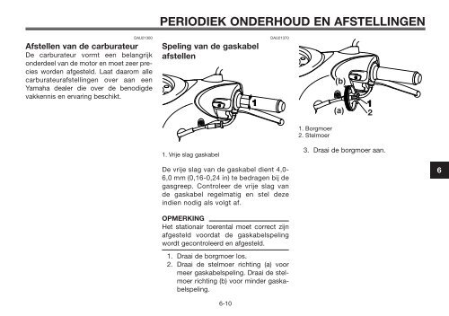 periodiek onderhoud en afstellingen - Handleidingen