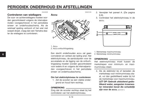 periodiek onderhoud en afstellingen - Handleidingen