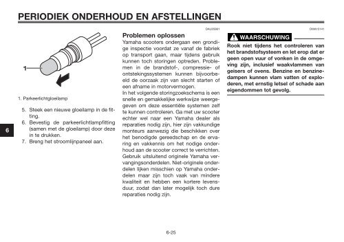 periodiek onderhoud en afstellingen - Handleidingen