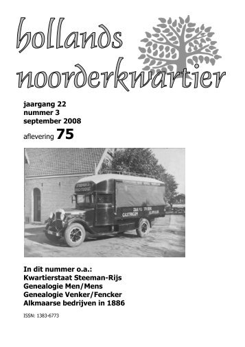 75 - NGV afdeling Hollands Noorderkwartier - Nederlandse ...