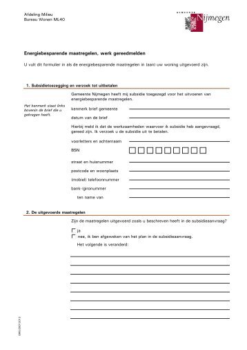 Aanvraag om reclamevergunning - Gemeente Nijmegen