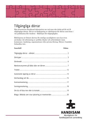 Tillgängliga dörrar - Archileaks