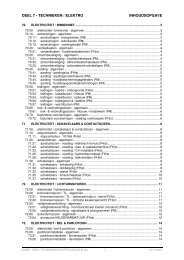 DEEL 7 - TECHNIEKEN / ELEKTRO INHOUDSOPGAVE - B-SI bvba