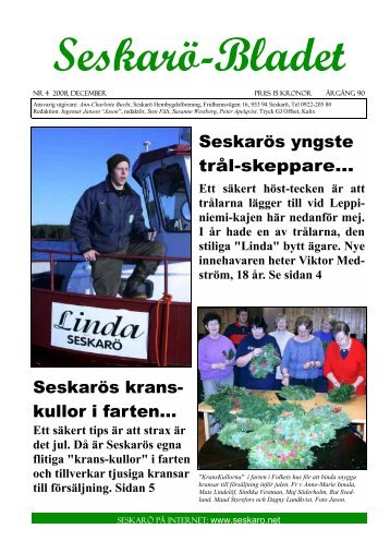 Nr 4 - December 2008 - Seskarö Hembygdsförening