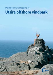 Utsira offshore vindpark - Lyse