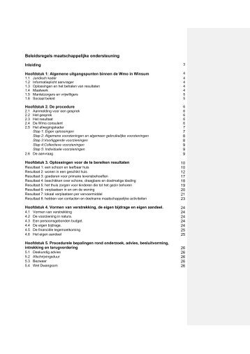 Besluit Individuele Voorzieningen Gemeente Winsum 2012 - Wmo ...