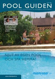 NJUT AV EGEN POOL OCH SPA HEMMA! - POOLX