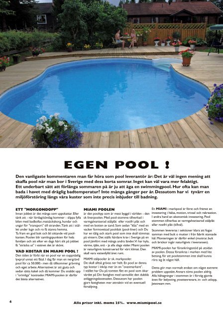 NJUT AV EGEN POOL OCH SPA HEMMA! - POOLX