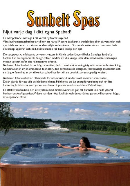 NJUT AV EGEN POOL OCH SPA HEMMA! - POOLX