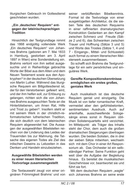 NeueChorszene 08 - Ausgabe 2/2008