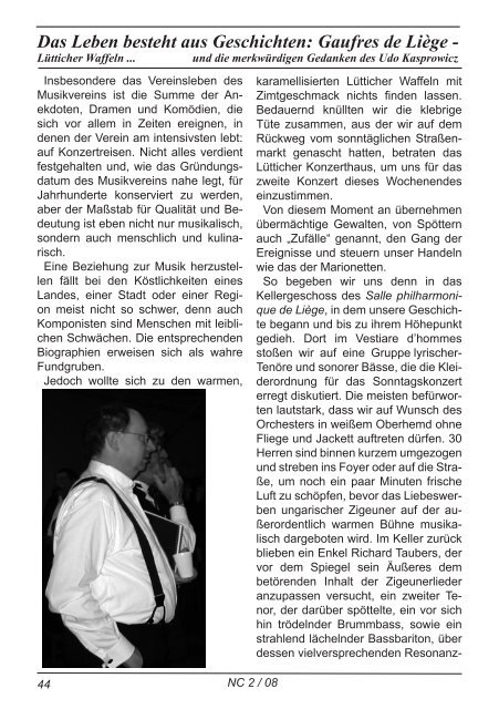 NeueChorszene 08 - Ausgabe 2/2008